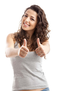 Successful young woman